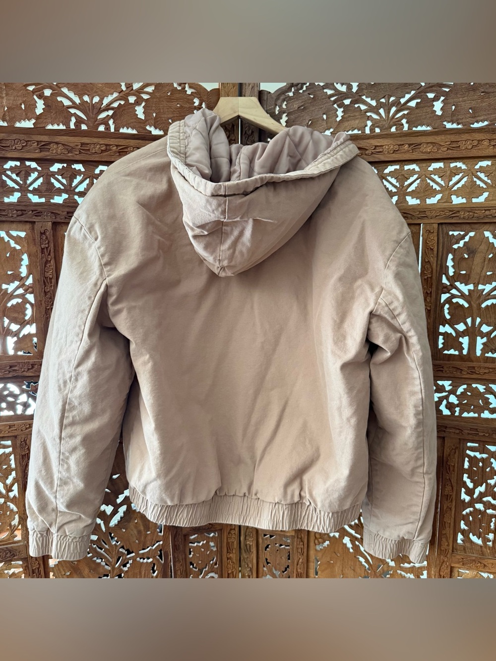 Women Canvas Hooded Utility Jacket - Wild Fable - Picture 6 of 6